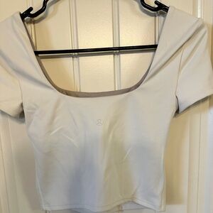 Lululemon Wunder Under SmoothCover Square Neck T-Shirt